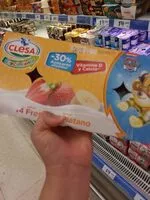 Mängden socker i Yogures crecimiento sabores fresa y plátano