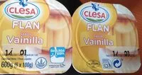 Mängden socker i Flan sabor vainilla