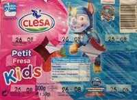 Mängden socker i Petit kids fresa