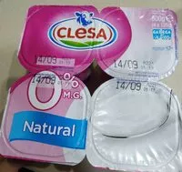 Mängden socker i Yogur Clesa 0% M.G. Natural