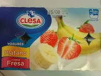 Mängden socker i Yogur. Plátano/Fresa
