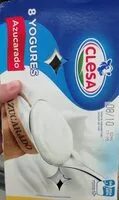 Mängden socker i Yogur clesa nat. Azuc