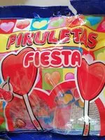 Mängden socker i Piruleta de cereza con forma de corazón