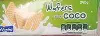 Mängden socker i Wafers sabor coco