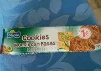 Mängden socker i Florbu Muesli & Raisin Cookies 185g
