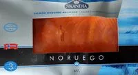 Mängden socker i Salmón Noruego Ahumado