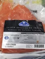 Mängden socker i Salmón ahumado