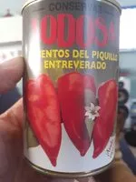 Mängden socker i Pimientos del piquillo entreverado