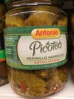 Mängden socker i Pepinillo agridulce