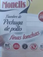Mängden socker i Pechuga de pollo