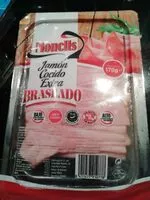 Mängden socker i Jamón cocido extra braseado