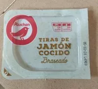 Mängden socker i Tiras de jamón cocido braseado