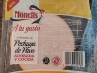 Mängden socker i Fiambre de pechuga de pavo