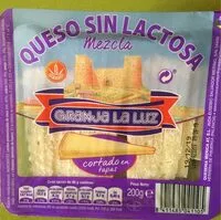 Mängden socker i Queso sin lactosa mezcla cortado en tapas