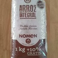 Mängden socker i Arroz integral