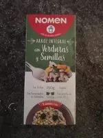 Mängden socker i Arroz integral con verduras y semillas
