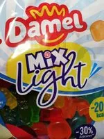 Mängden socker i Damel Mix Light