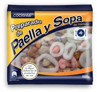 Mängden socker i Preparado de paella y sopa