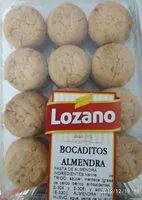 Mängden socker i Bocaditos almendra