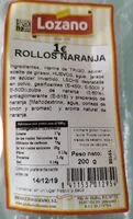 Mängden socker i Rollos naranja