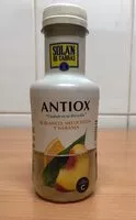 Mängden socker i Antiox - Té blanco, melocotón y naranja