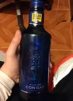 Mängden socker i Agua con gas