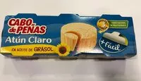 Mängden socker i Atún Claro en aceite de girasol