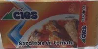 Mängden socker i Sardinas en tomate