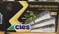 Mängden socker i Sardinillas en aceite de oliva