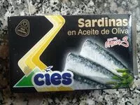 Mängden socker i Sardinas en aceite de oliva
