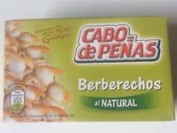 Mängden socker i Berberechos al natural