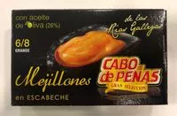 Mängden socker i Mejillones en Escabeche