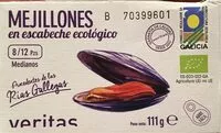 Mängden socker i Mejillones en escabeche ecológico