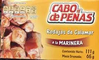 Mängden socker i Cabo de Peñas Rodaja de Calamar a la Marinera