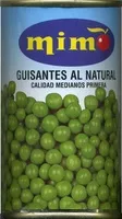 Mängden socker i Guisantes al natural