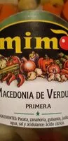 Mängden socker i Macedonia de verduras