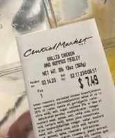 Mängden socker i Grilled Chicken and Hummus Medley