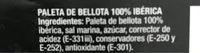 Mängden socker i Paleta de bellota Alta expression de los pedroches