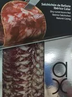 Mängden socker i Salchichón de bellota ibérico