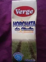 Mängden socker i Horchata de chufa verge