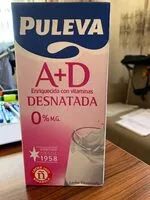 Mängden socker i Leche desnatada A + D