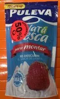 Mängden socker i Nata fresca para montar