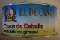 Mängden socker i Trozos de caballa en aceite de girasol