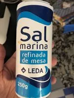 Mängden socker i Sal marina
