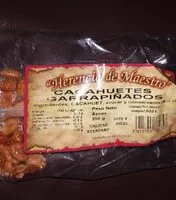 Mängden socker i Cacahuetes garrapiñados