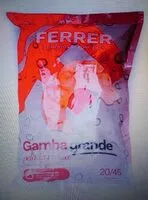 Mängden socker i Gamba grande pelada cruda