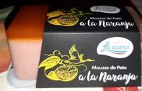 Mängden socker i Mousse de pato a la naranja