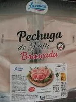 Mängden socker i Fiambre de pechuga de pollo lonchas sin gluten