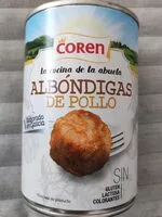 Mängden socker i Albóndigas de pollo