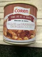 Mängden socker i Callos con garbanzos